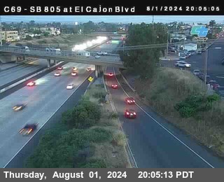 SB 805 at El Cajon Blvd (On Ramp)