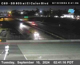 SB 805 at El Cajon Blvd (On Ramp)