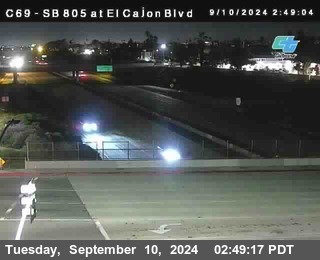 SB 805 at El Cajon Blvd (On Ramp)