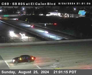 SB 805 at El Cajon Blvd (On Ramp)