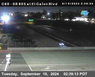 SB 805 at El Cajon Blvd (On Ramp)