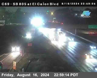 SB 805 at El Cajon Blvd (On Ramp)