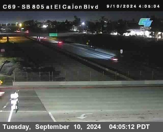 SB 805 at El Cajon Blvd (On Ramp)