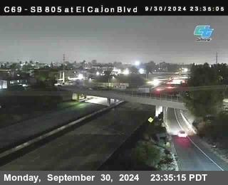 SB 805 at El Cajon Blvd (On Ramp)