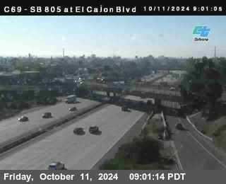 SB 805 at El Cajon Blvd (On Ramp)