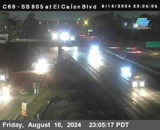 SB 805 at El Cajon Blvd (On Ramp)