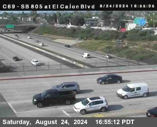 SB 805 at El Cajon Blvd (On Ramp)