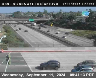 SB 805 at El Cajon Blvd (On Ramp)