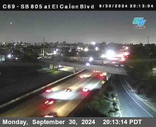 SB 805 at El Cajon Blvd (On Ramp)