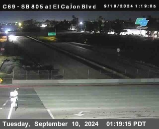 SB 805 at El Cajon Blvd (On Ramp)