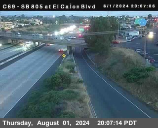 SB 805 at El Cajon Blvd (On Ramp)