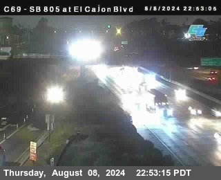 SB 805 at El Cajon Blvd (On Ramp)