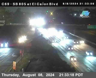 SB 805 at El Cajon Blvd (On Ramp)