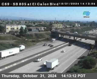 SB 805 at El Cajon Blvd (On Ramp)