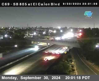 SB 805 at El Cajon Blvd (On Ramp)