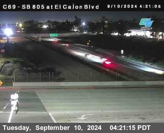 SB 805 at El Cajon Blvd (On Ramp)