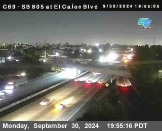 SB 805 at El Cajon Blvd (On Ramp)