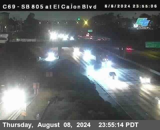 SB 805 at El Cajon Blvd (On Ramp)