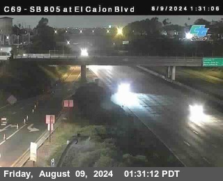 SB 805 at El Cajon Blvd (On Ramp)