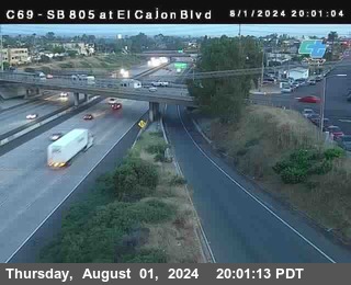 SB 805 at El Cajon Blvd (On Ramp)