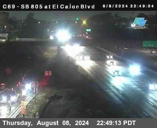 SB 805 at El Cajon Blvd (On Ramp)