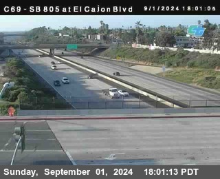 SB 805 at El Cajon Blvd (On Ramp)