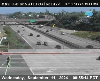 SB 805 at El Cajon Blvd (On Ramp)