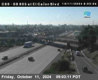 SB 805 at El Cajon Blvd (On Ramp)