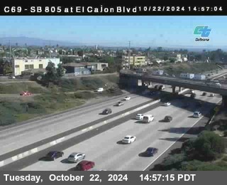 SB 805 at El Cajon Blvd (On Ramp)