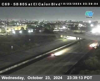 SB 805 at El Cajon Blvd (On Ramp)