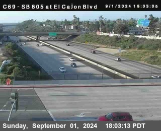 SB 805 at El Cajon Blvd (On Ramp)