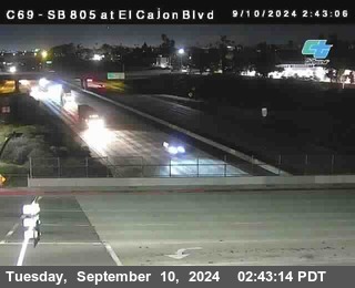 SB 805 at El Cajon Blvd (On Ramp)