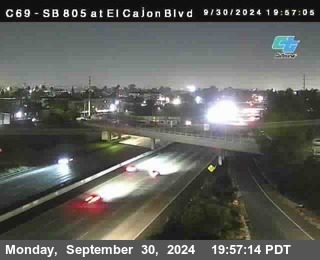 SB 805 at El Cajon Blvd (On Ramp)