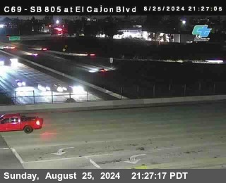 SB 805 at El Cajon Blvd (On Ramp)