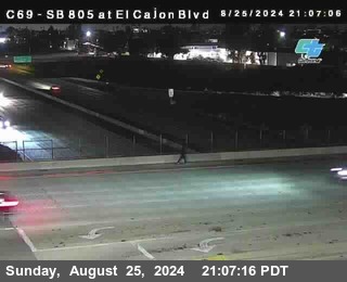 SB 805 at El Cajon Blvd (On Ramp)