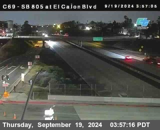 SB 805 at El Cajon Blvd (On Ramp)