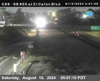 SB 805 at El Cajon Blvd (On Ramp)