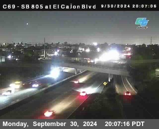 SB 805 at El Cajon Blvd (On Ramp)