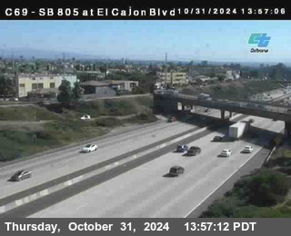 SB 805 at El Cajon Blvd (On Ramp)