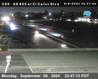 SB 805 at El Cajon Blvd (On Ramp)