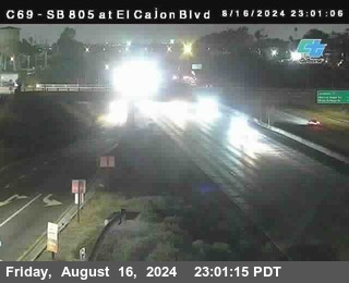 SB 805 at El Cajon Blvd (On Ramp)