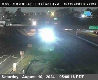 SB 805 at El Cajon Blvd (On Ramp)