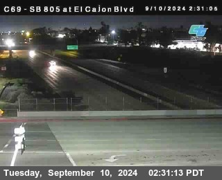 SB 805 at El Cajon Blvd (On Ramp)