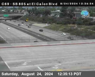 SB 805 at El Cajon Blvd (On Ramp)