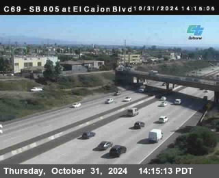 SB 805 at El Cajon Blvd (On Ramp)