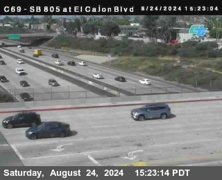 SB 805 at El Cajon Blvd (On Ramp)