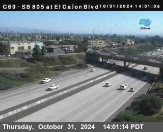 SB 805 at El Cajon Blvd (On Ramp)