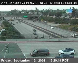 SB 805 at El Cajon Blvd (On Ramp)