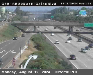 SB 805 at El Cajon Blvd (On Ramp)