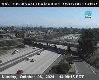 SB 805 at El Cajon Blvd (On Ramp)